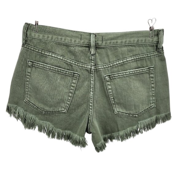 Free People We The Free Womens 26 Shorts Loving Good Vibrations Cut Off Jean - Picture 4 of 10